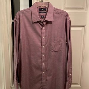 HART SCHAFFNER MARX Casual Dress Shirt Mens Neck 17.5 inches 34 Long Sleeve